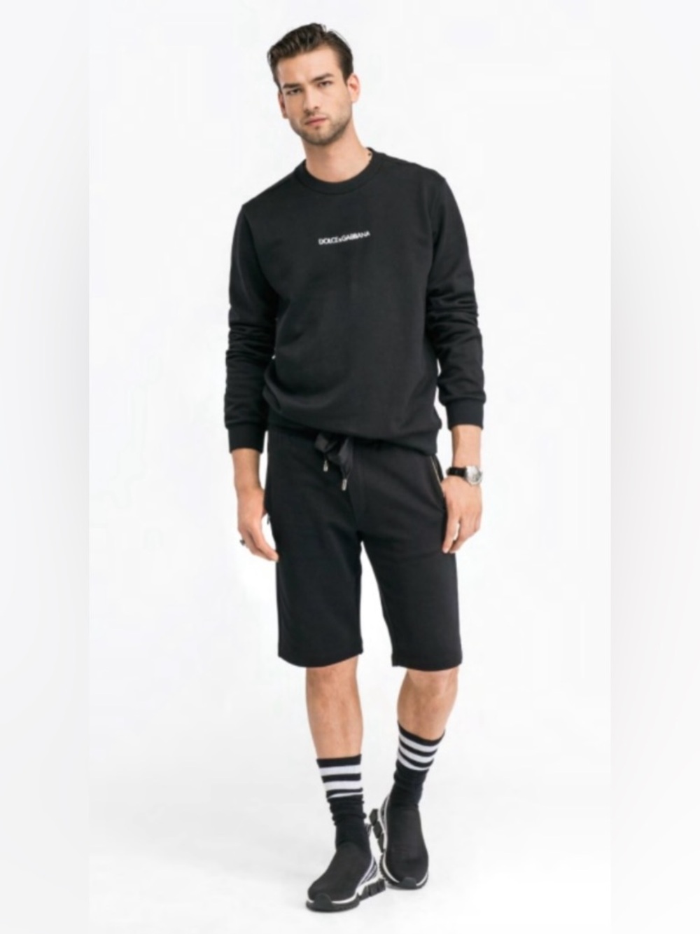 Men's Black Shorts by Dolce&Gabbana